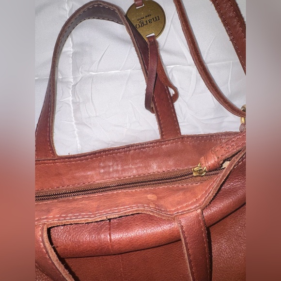 Margot Anna Brown Leather Crossbody Bag - Picture 5 of 7